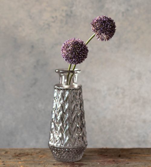 Artificial Violet Allium Spray
